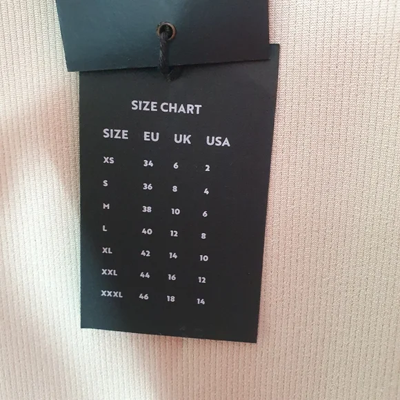 Beautiful Bodycon Midi dress  mesh sheer detail beige size 6 cotton - Picture 4 of 4